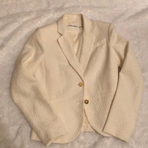 White Calvin Klein Blazer sz 2